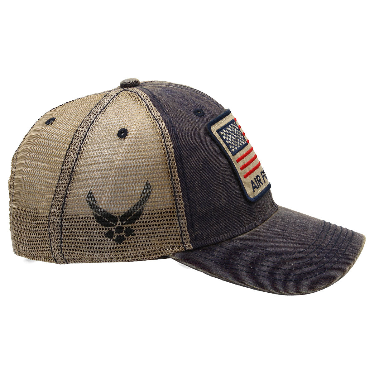 7.62 Design Air Force Cappello Trucker Vintage Blue Unisex