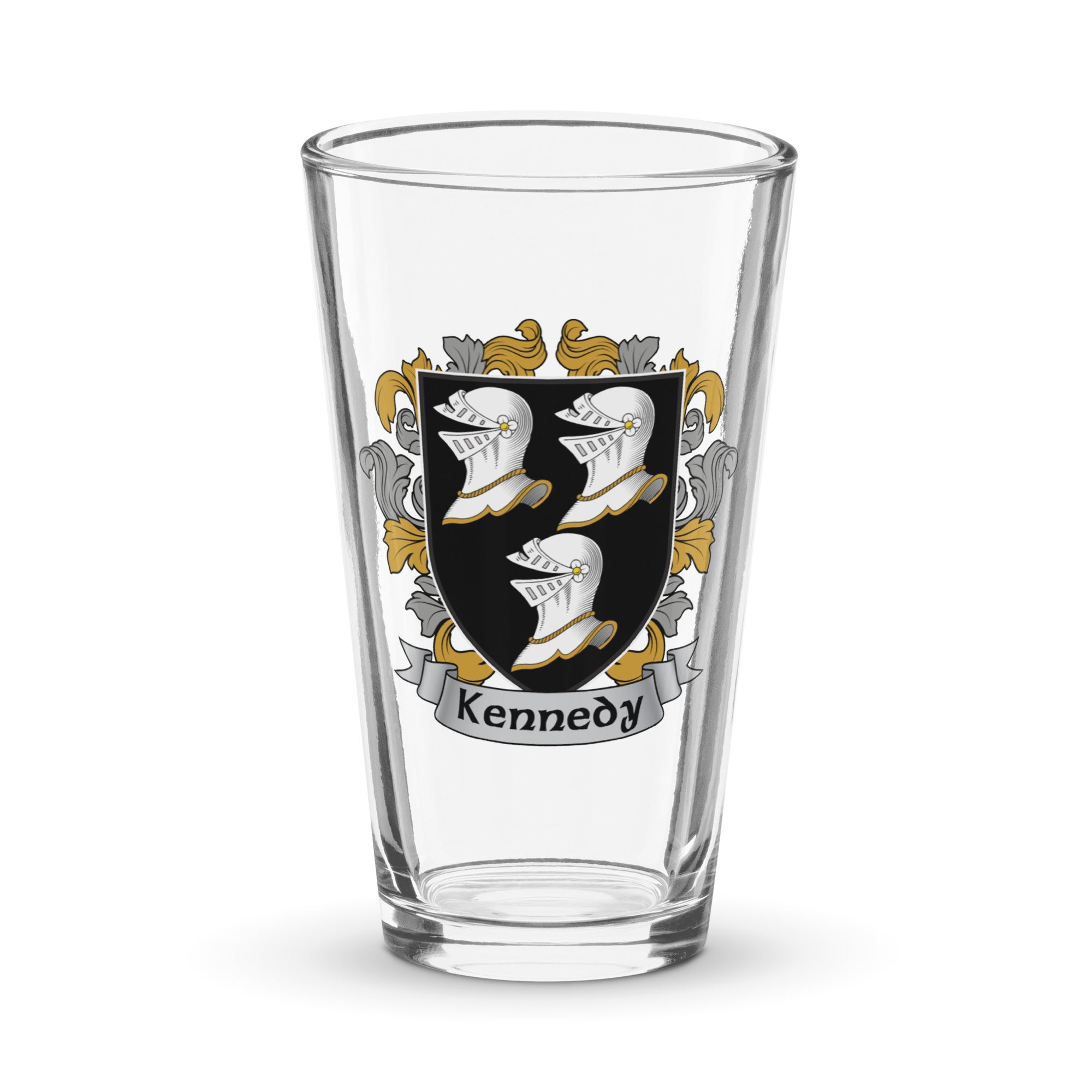 7.62 Design Kennedy bicchiere birra vetro 473ml stemma Irish