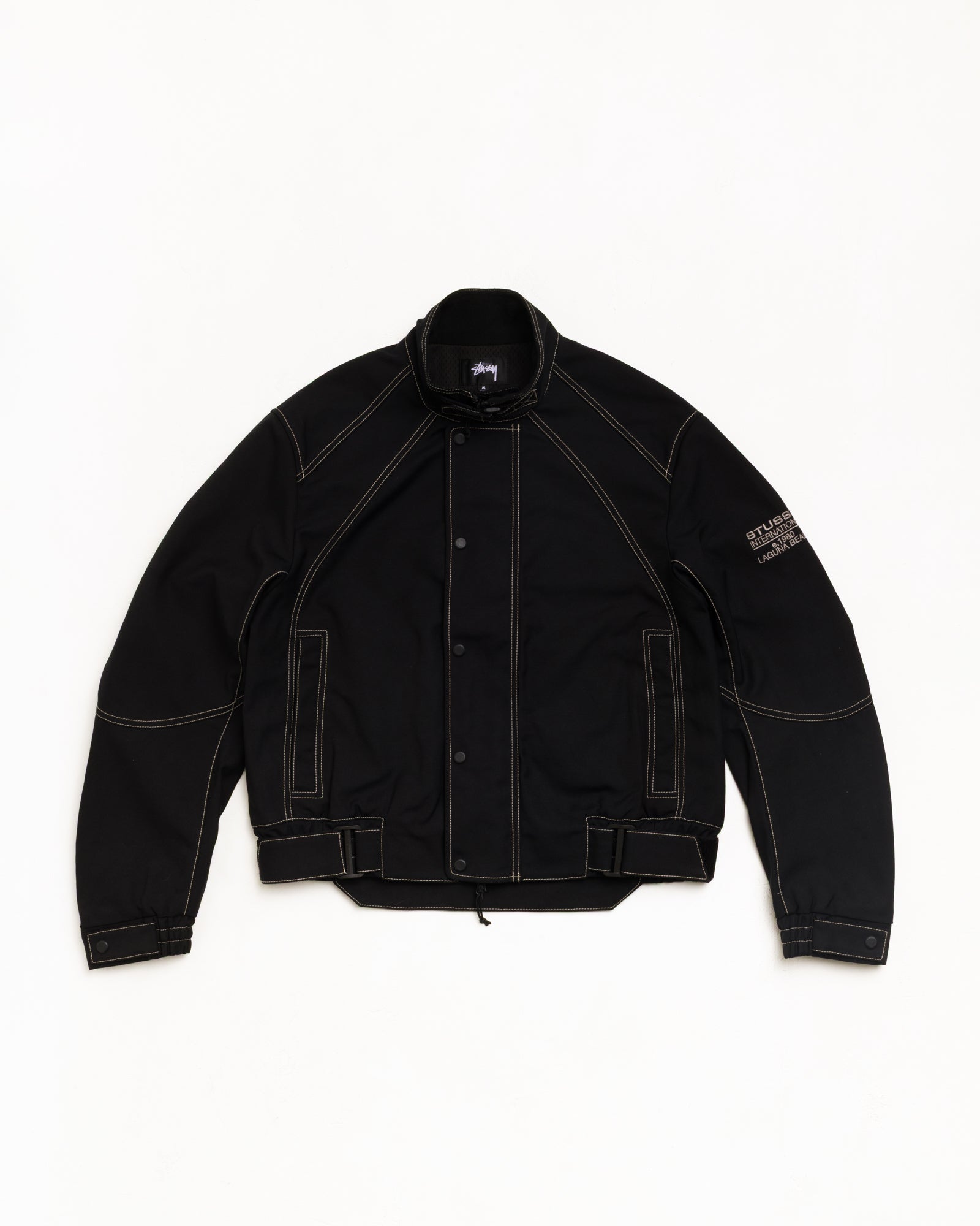 Stussy Touring Jacket giacca nylon nero taglie XS-XXL