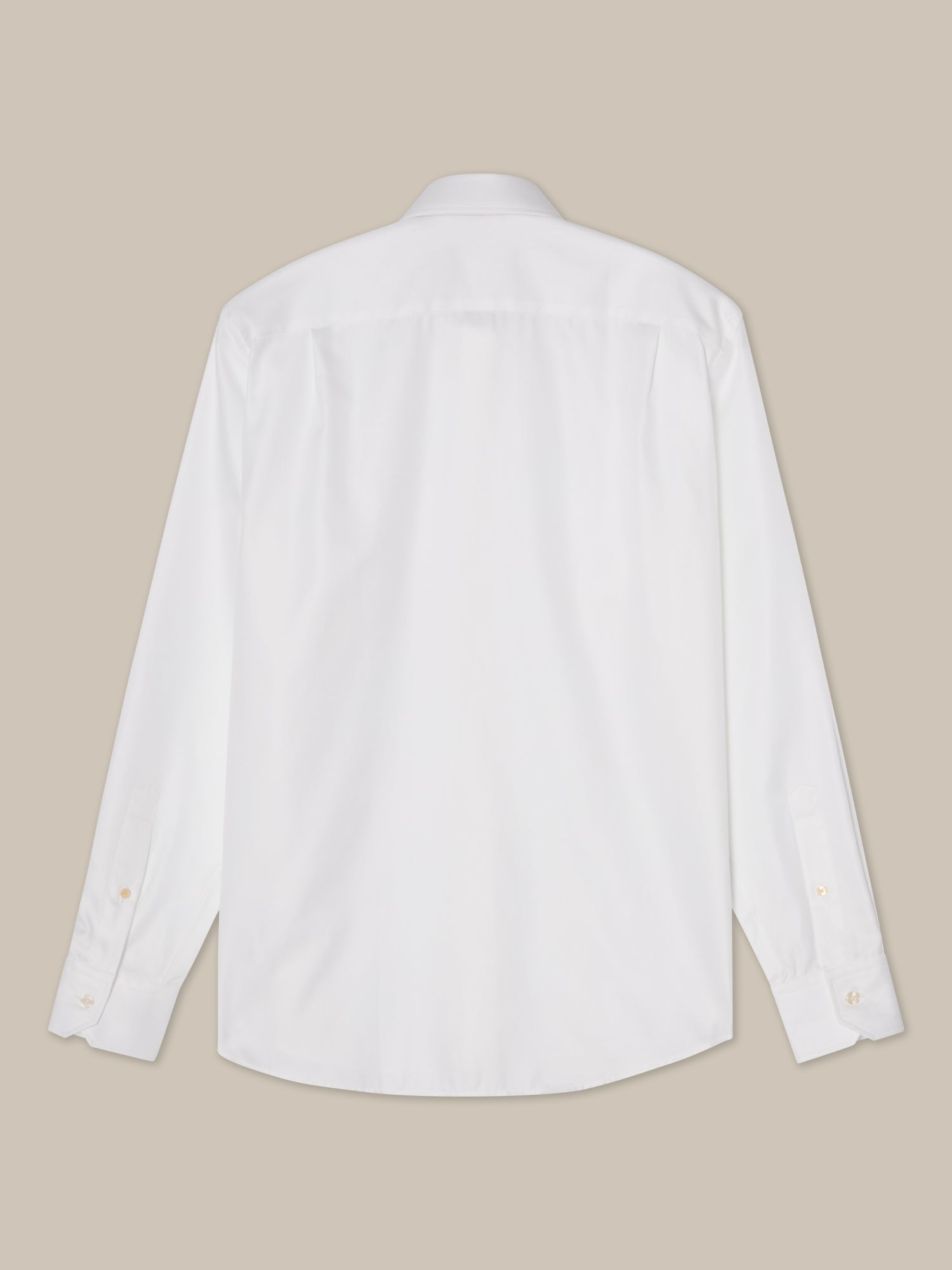 Robert Talbott Reynolds camicia twill bianca 15.5-M