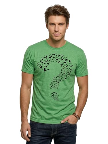 Makaya Riddler T-Shirt Uomo M Cotone Nero Stampa
