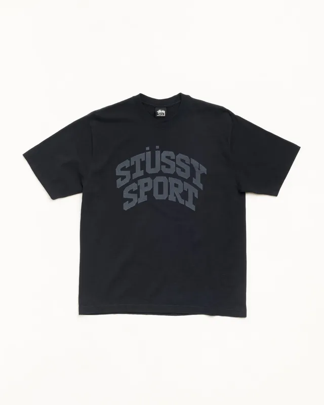 Stussy Block Sport Tee maglietta nera cotone