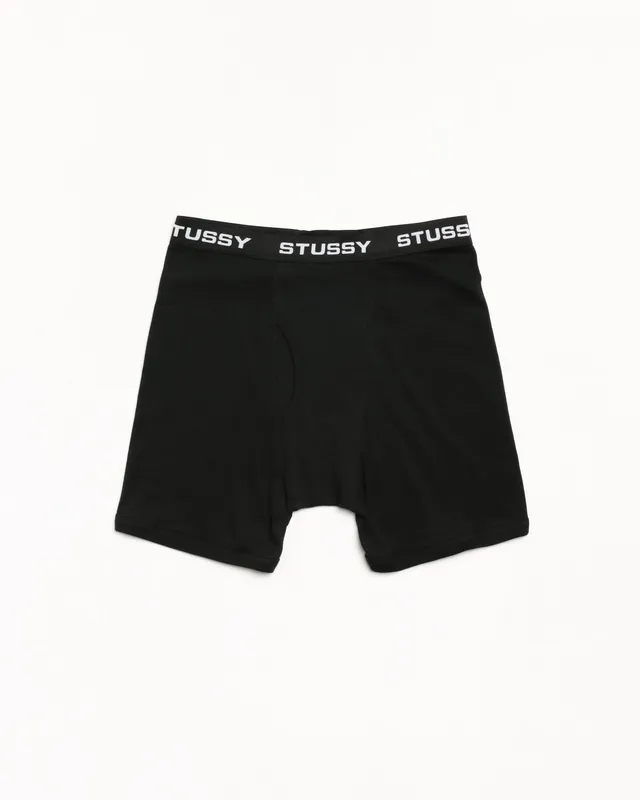Stussy Boxer Briefs boxer nero 3 pack cotone