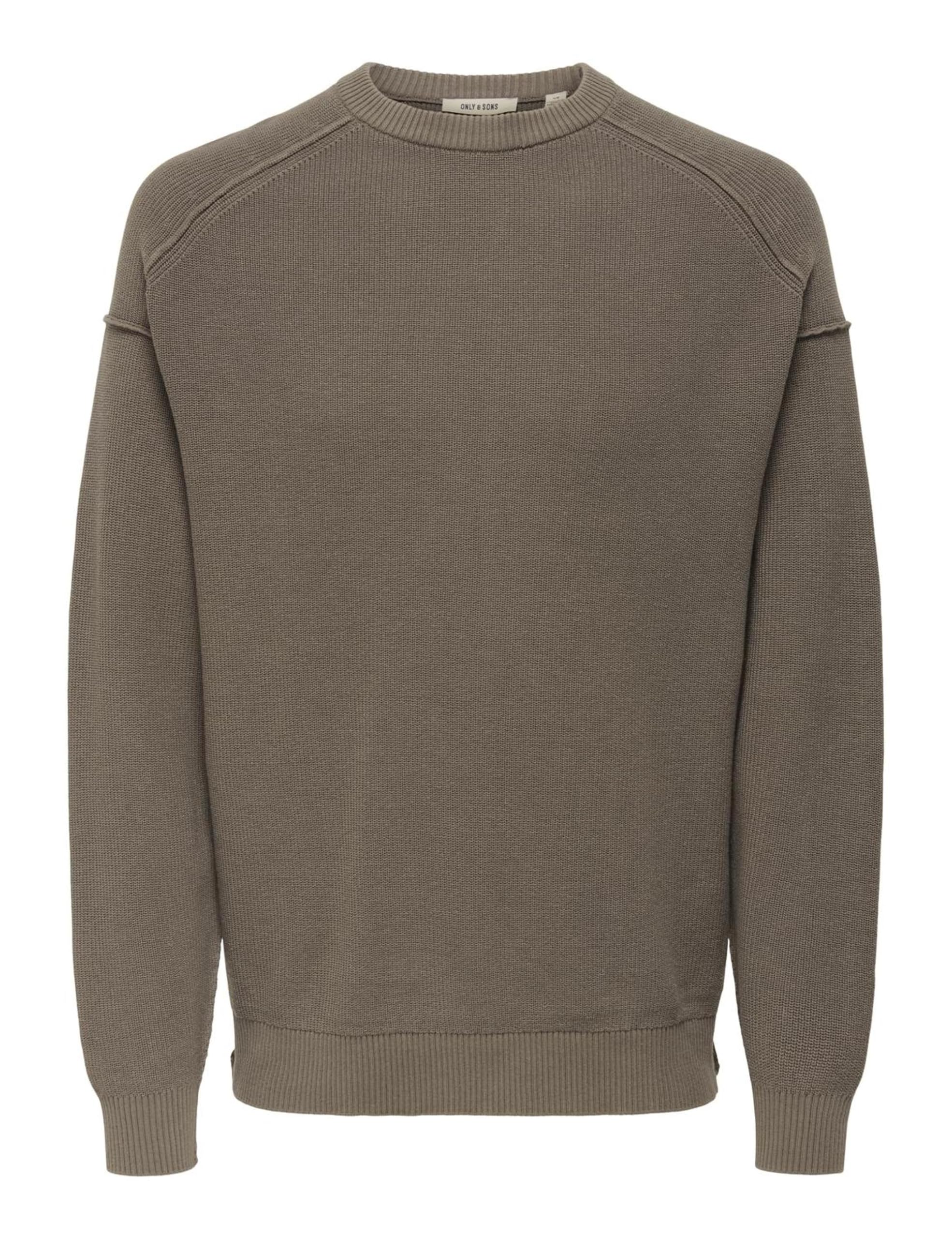 Only & Sons Onsjack RLX LS Half Cardigan Crew Knit maglione uomo nero L