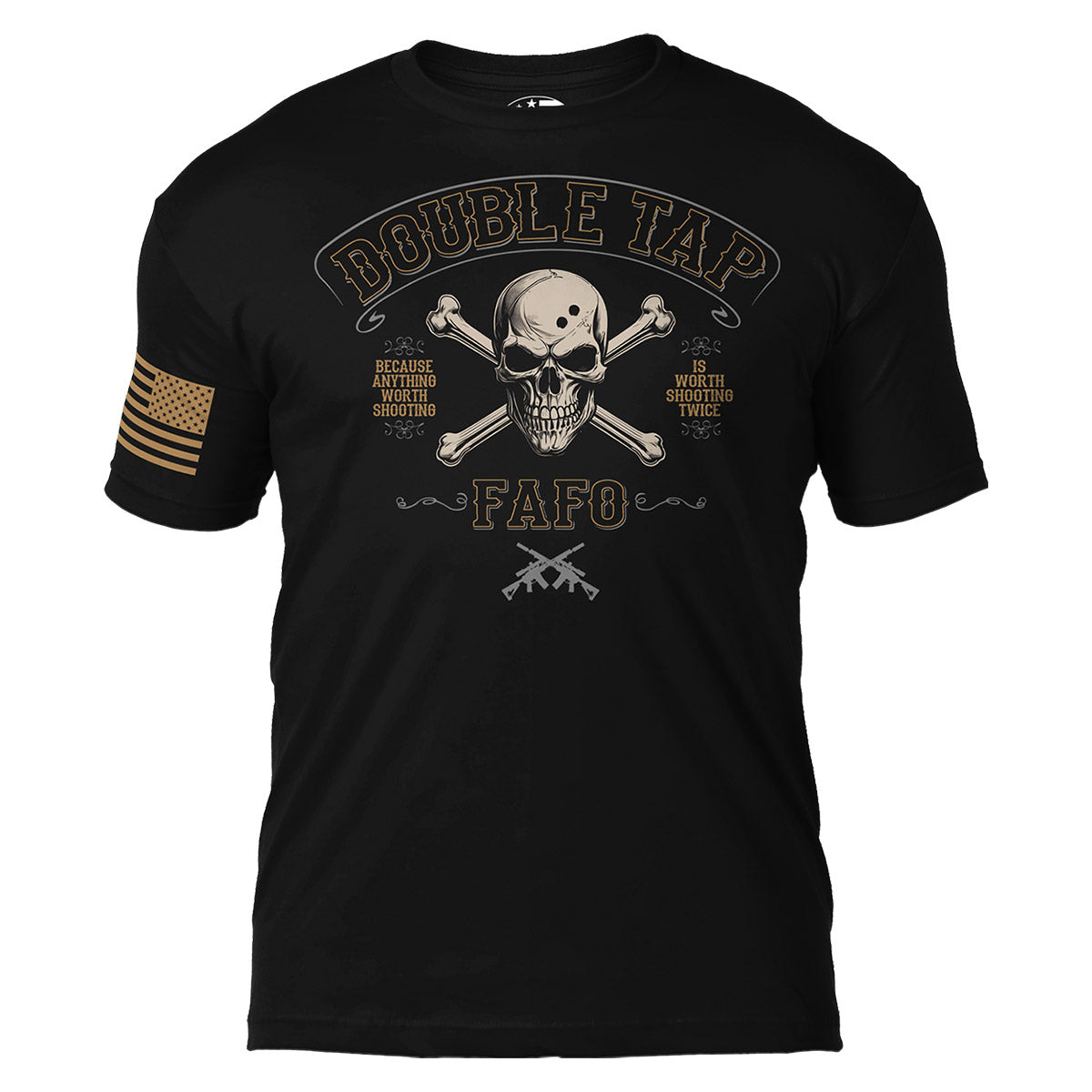 7.62 Design Double Tap V2 T-Shirt Cotone Nero L