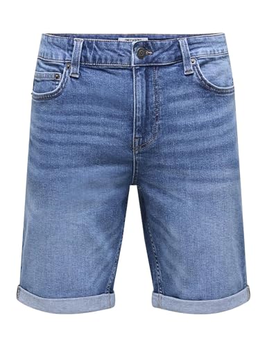 Only & Sons Onsply Regular Fit Pantaloncini Blu Jeans Chiaro