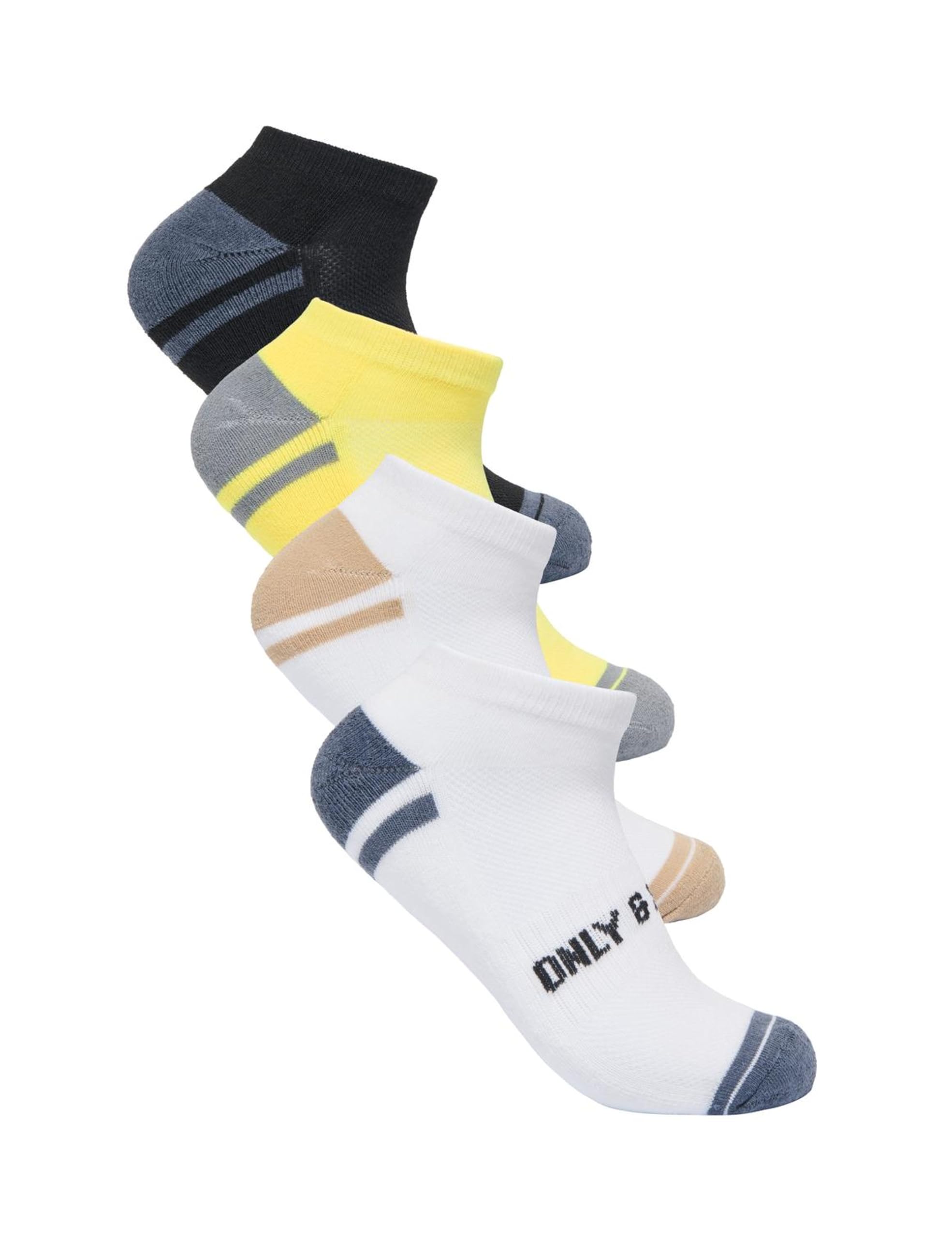 Only & Sons Onsstructure calzini corti uomo neri 4 paia 43-46