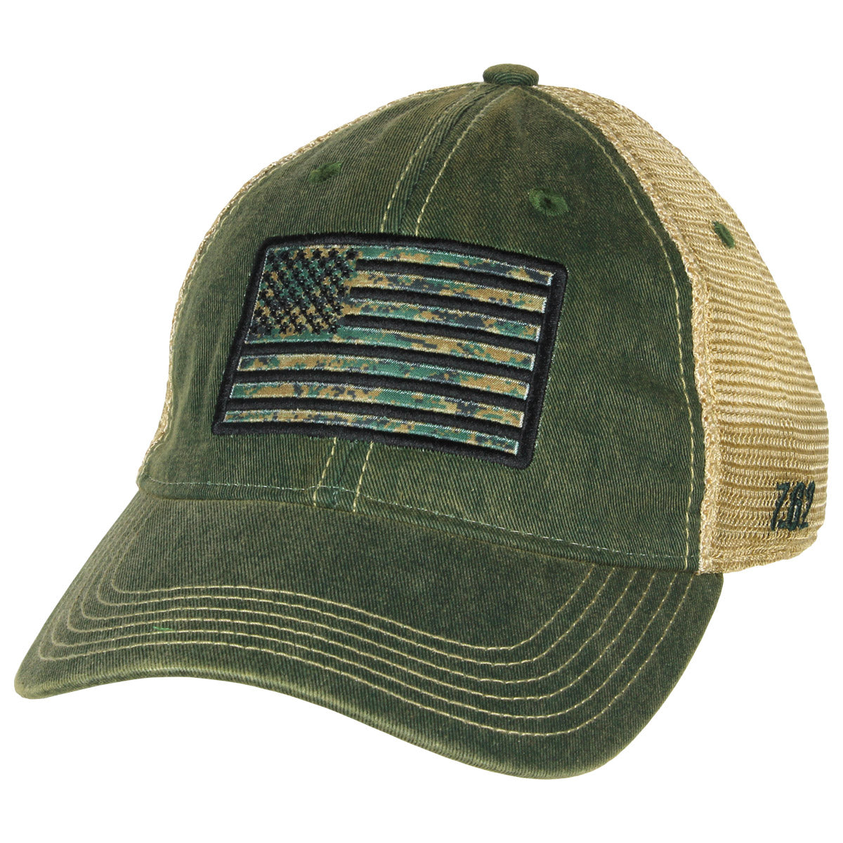 7.62 Design USMC MARPAT Flag cappellino verde oliva