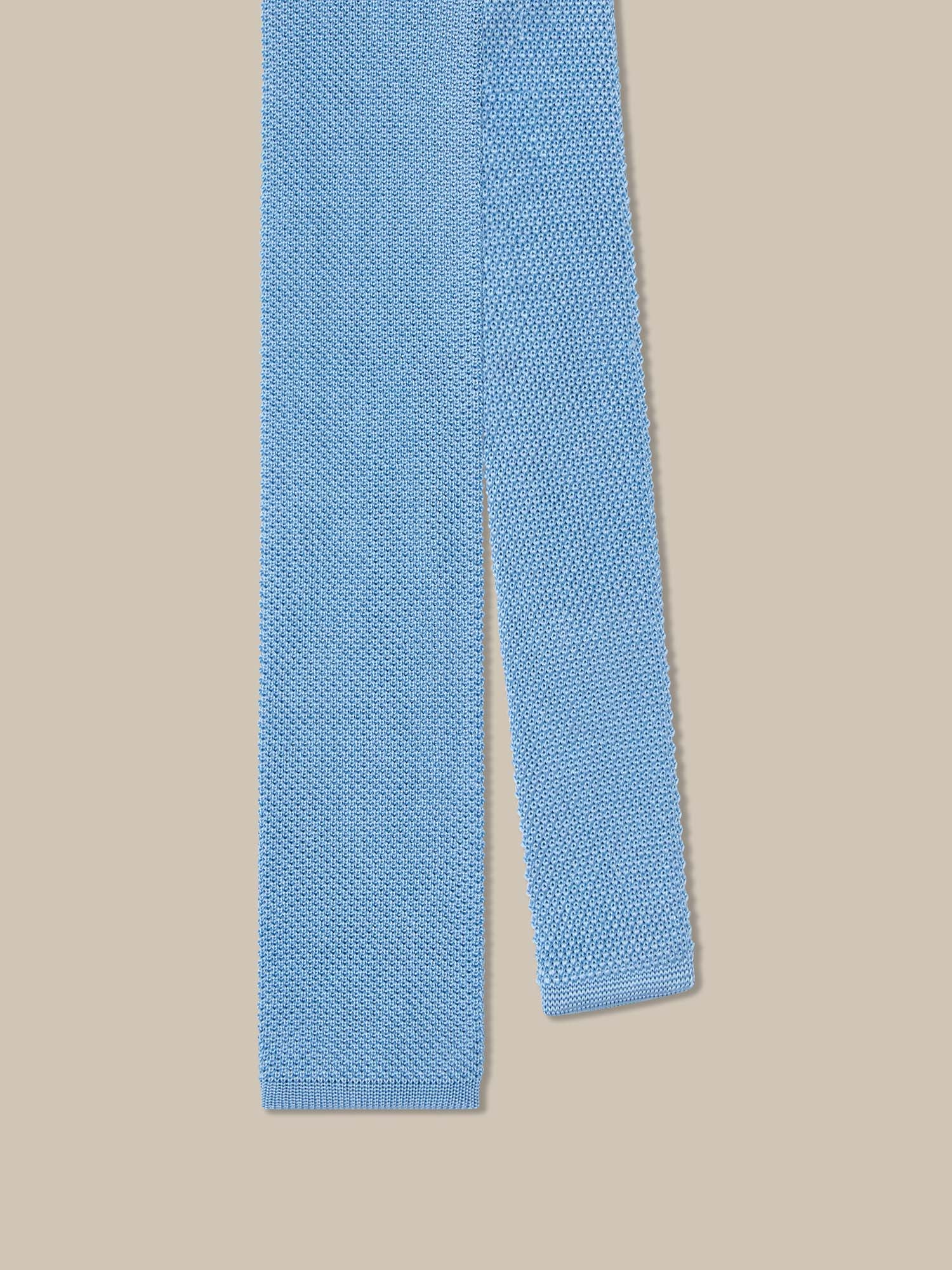 Robert Talbott Redford cravatta seta azzurro chiaro REG