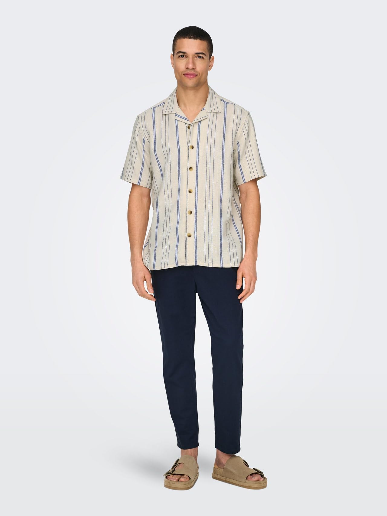 Only & Sons Onslinus tapered pantaloni joggers Nero