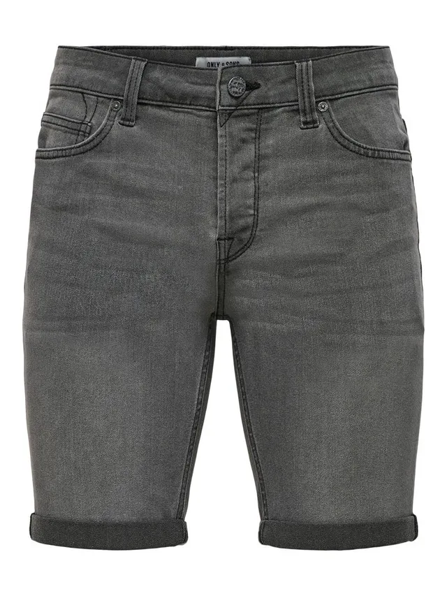 ONLY & SONS Pantaloncini Jeans Uomo Denim Taglia XL