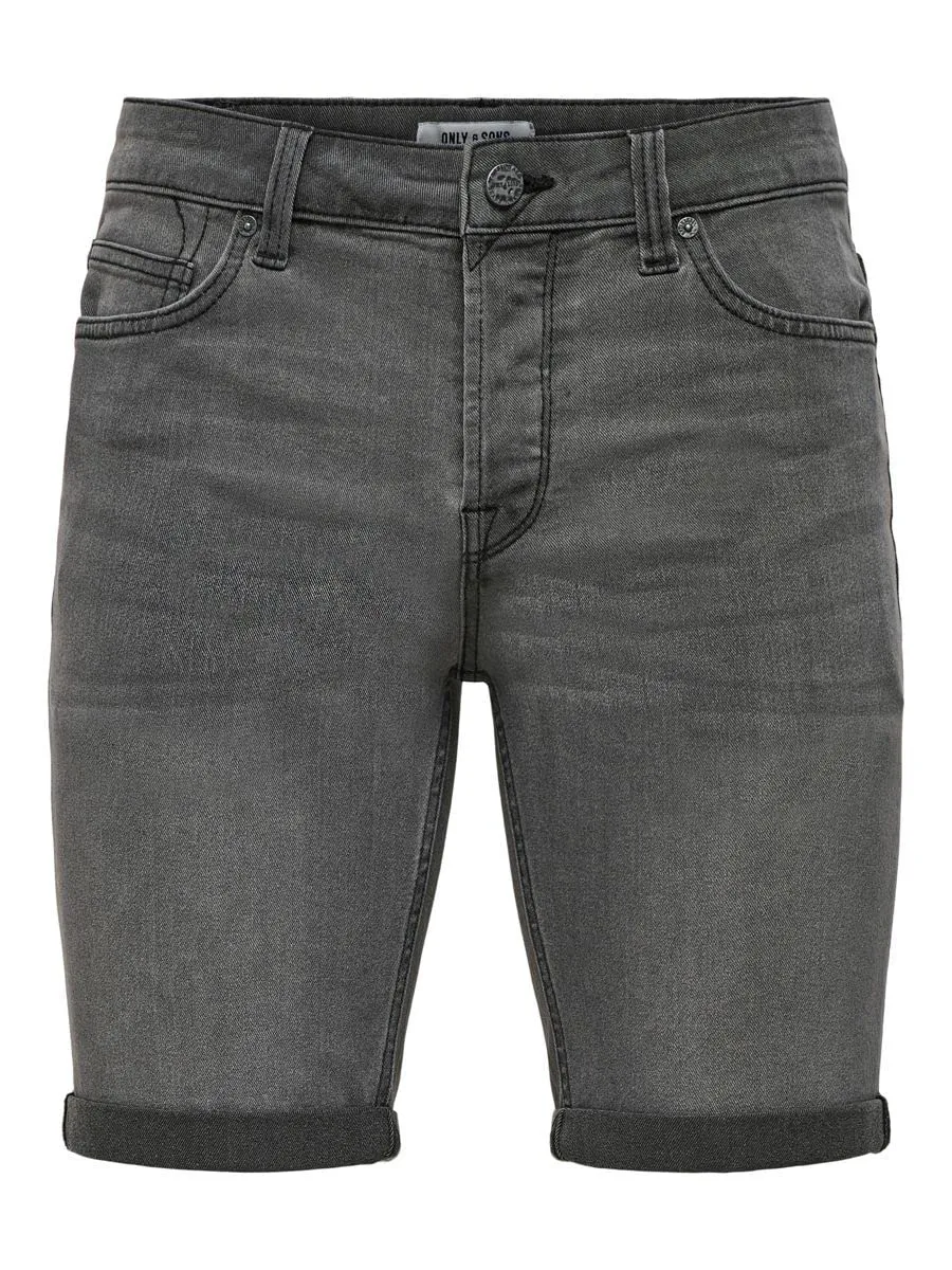 ONLY & SONS Pantaloncini Jeans Uomo Denim Taglia XL