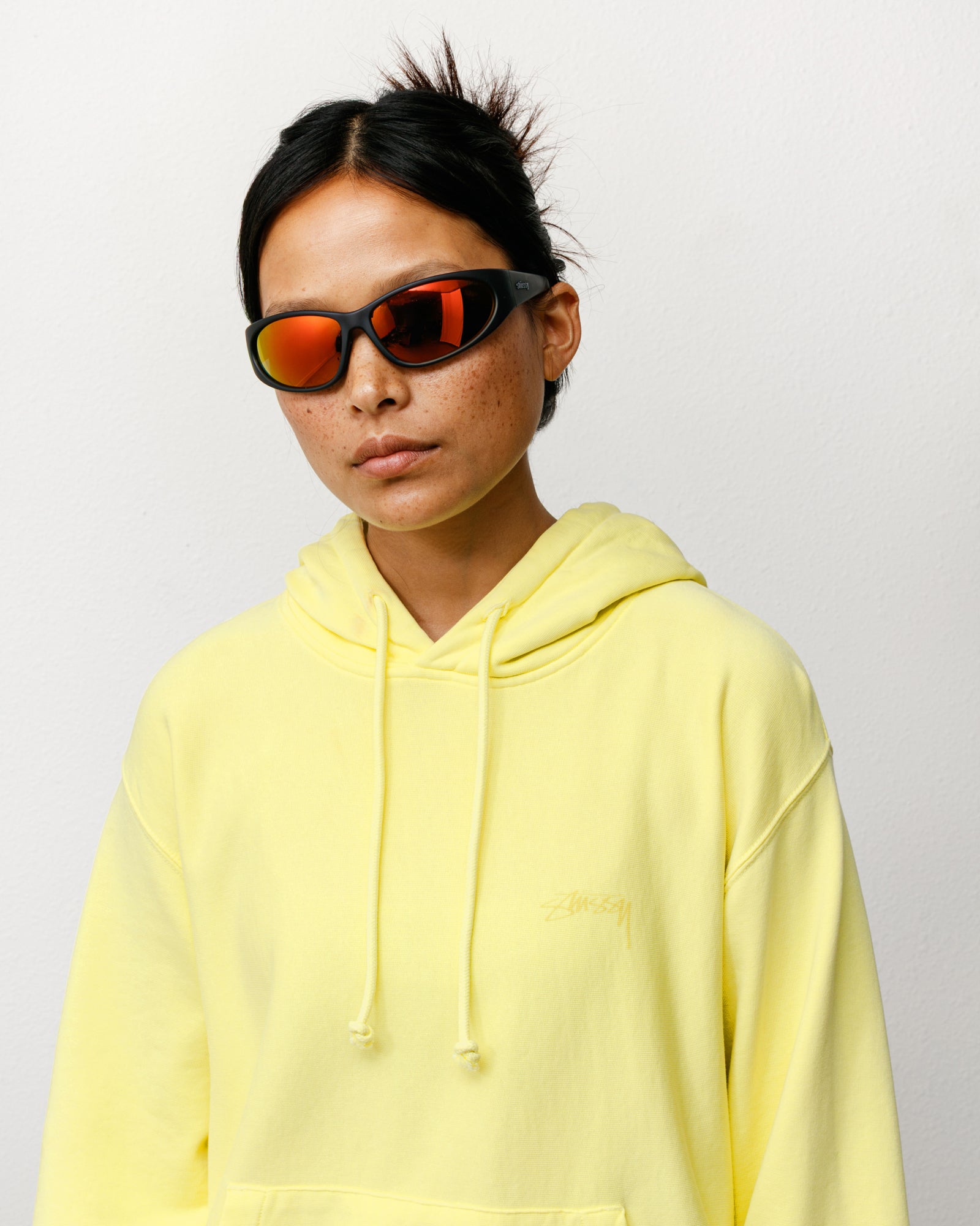 Stussy Adrian Sunglasses occhiali Frost Black polarizzati