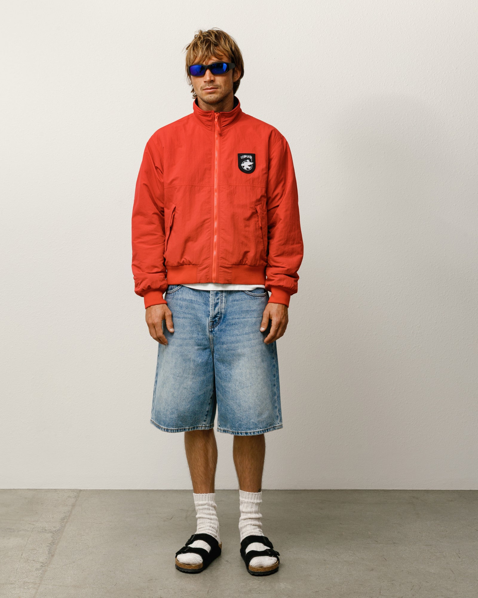 Stussy Big Ol Short Denim pantaloncini Indigo Stone Wash