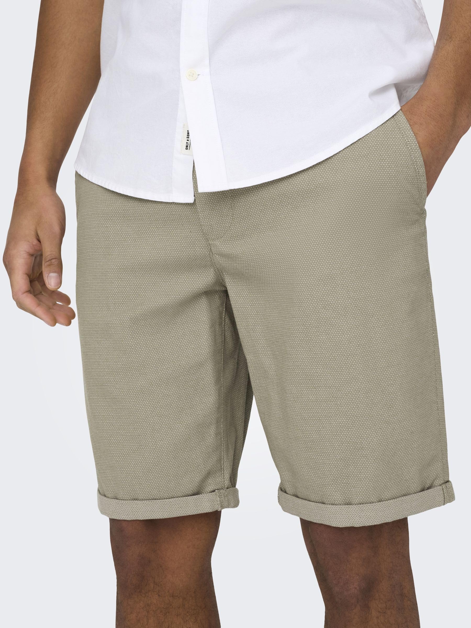 Only & Sons Pantaloncini Uomo Chino eleganti casual
