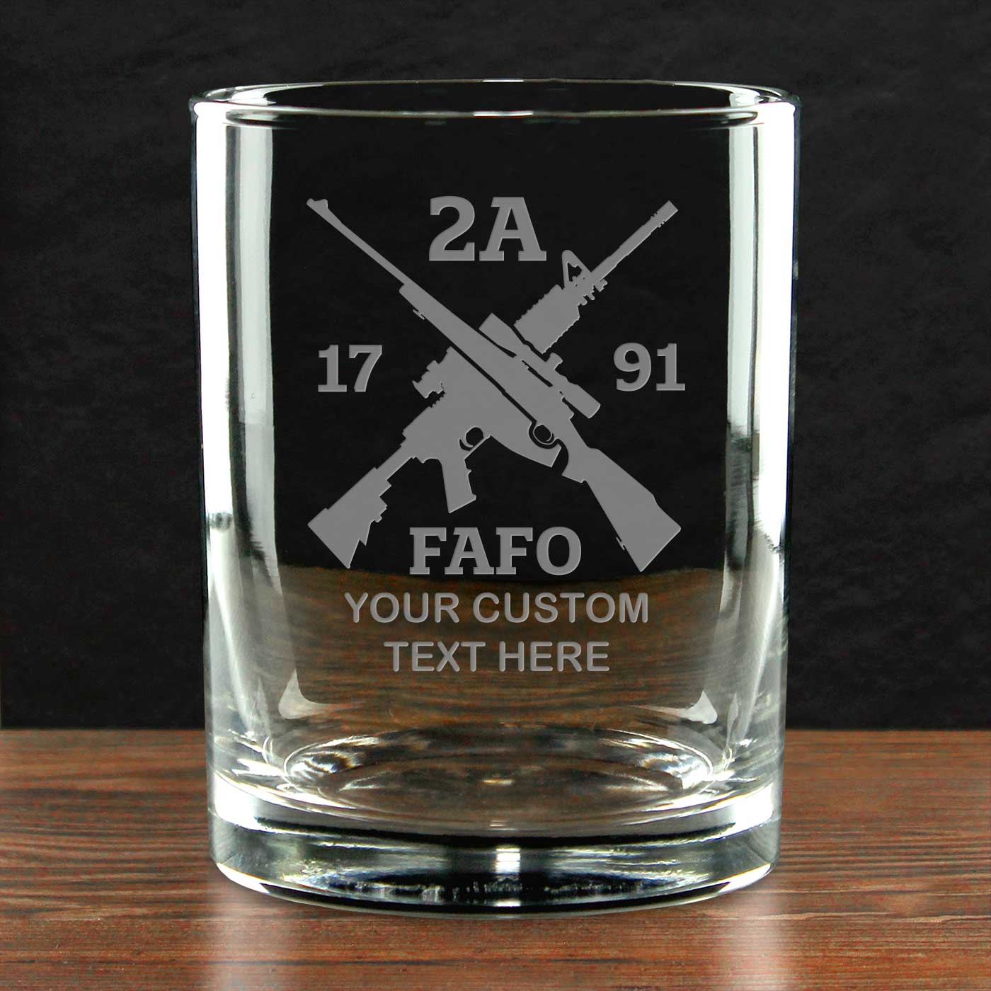 7.62 Design 2nd Amendment bicchiere whisky vetro 414ml