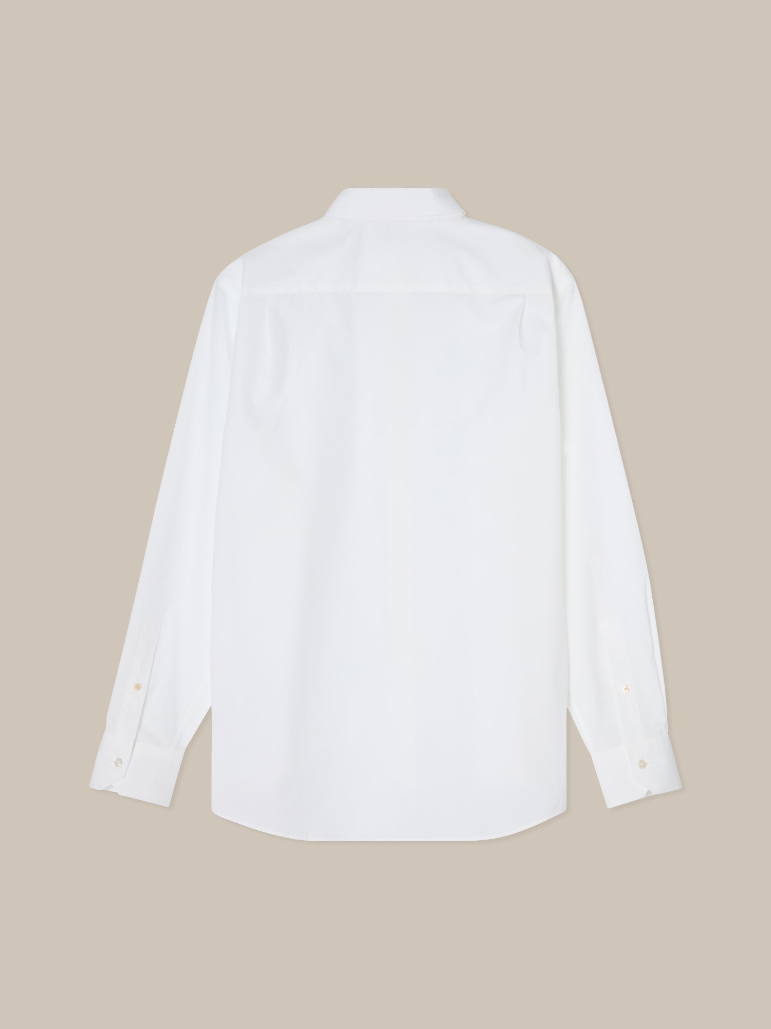 Robert Talbott Reynolds camicia twill bianca elegante