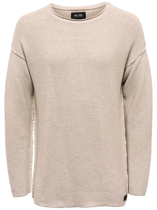 Only & Sons Onsgalliard maglione uomo avorio taglia L