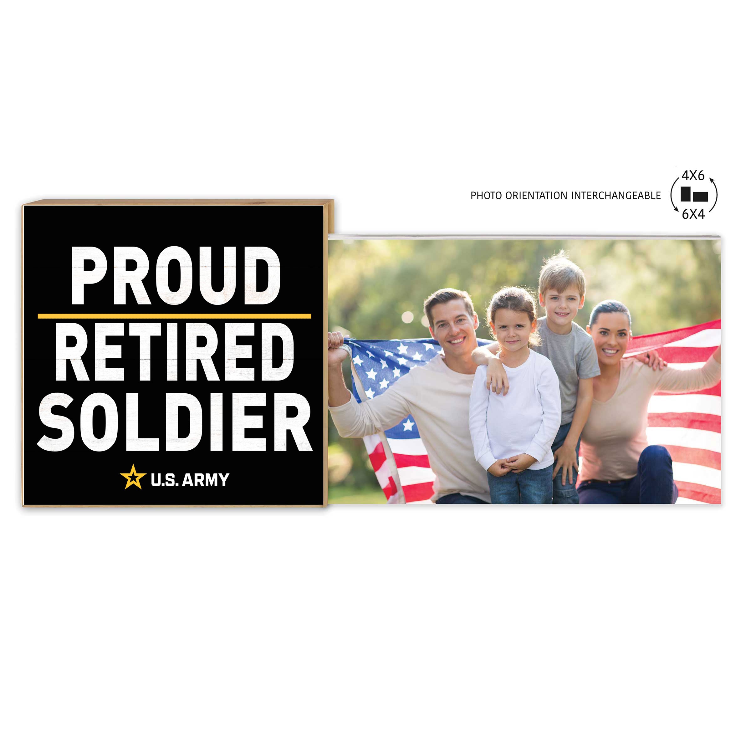 7.62 Design Army Retired Cornice Foto 4x6 Soldato USA