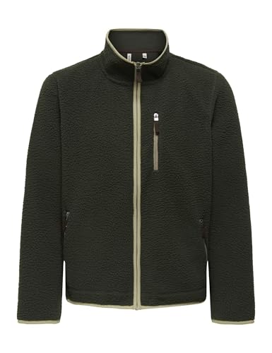 Only & Sons Onsseb Life Sherpa giacca uomo Nero