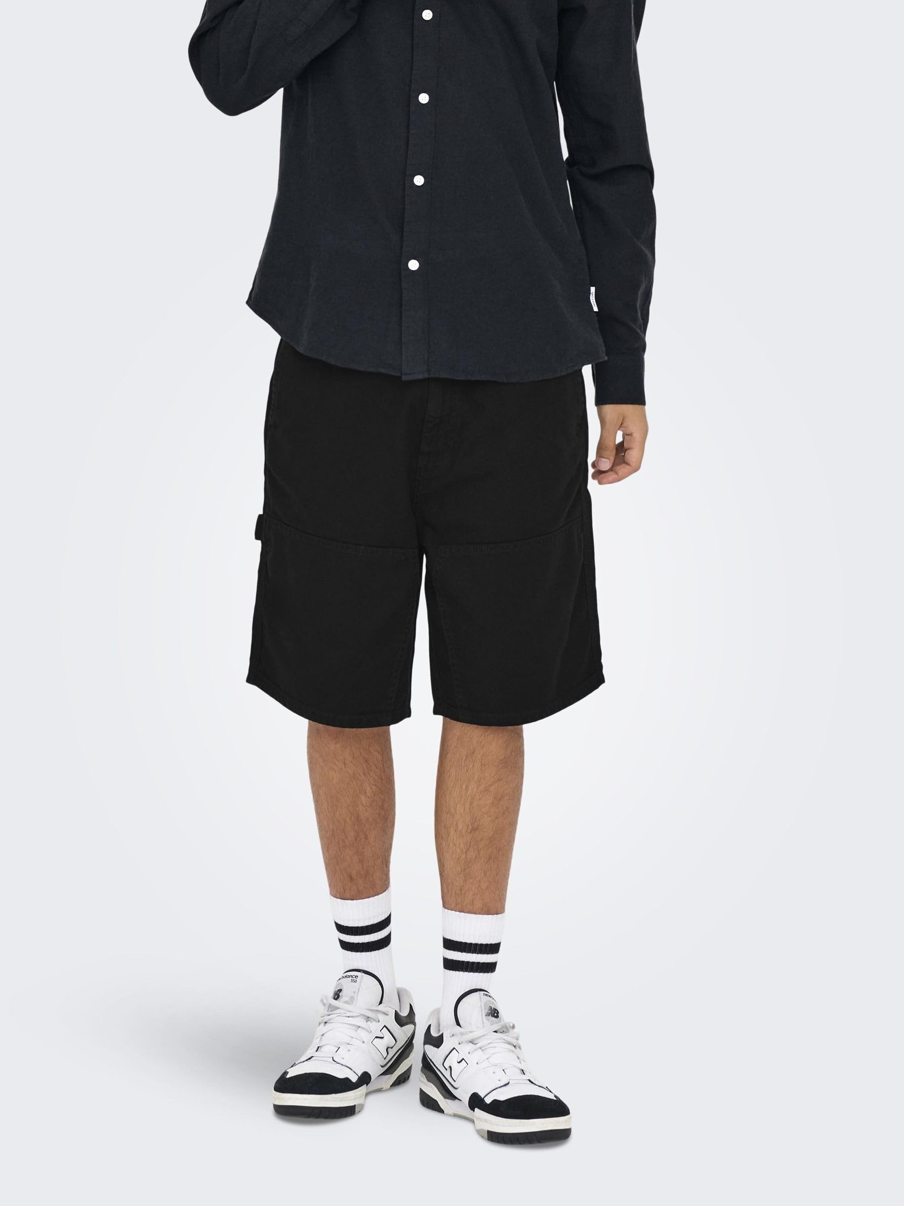 Only & Sons Onsedge Loose shorts uomo vita alta