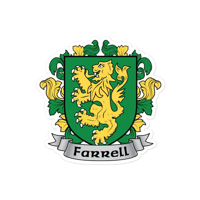 7.62 Design Farrell adesivo vinile 14 cm stemma irlandese