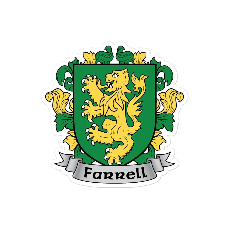 7.62 Design Farrell adesivo vinile 14 cm stemma irlandese
