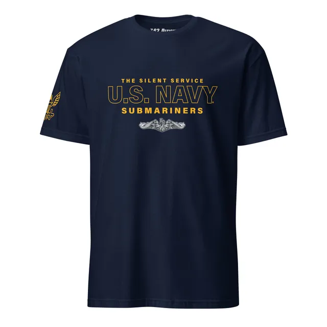 7.62 Design Silent Service Submariners Maglietta Blu Navy Cotone