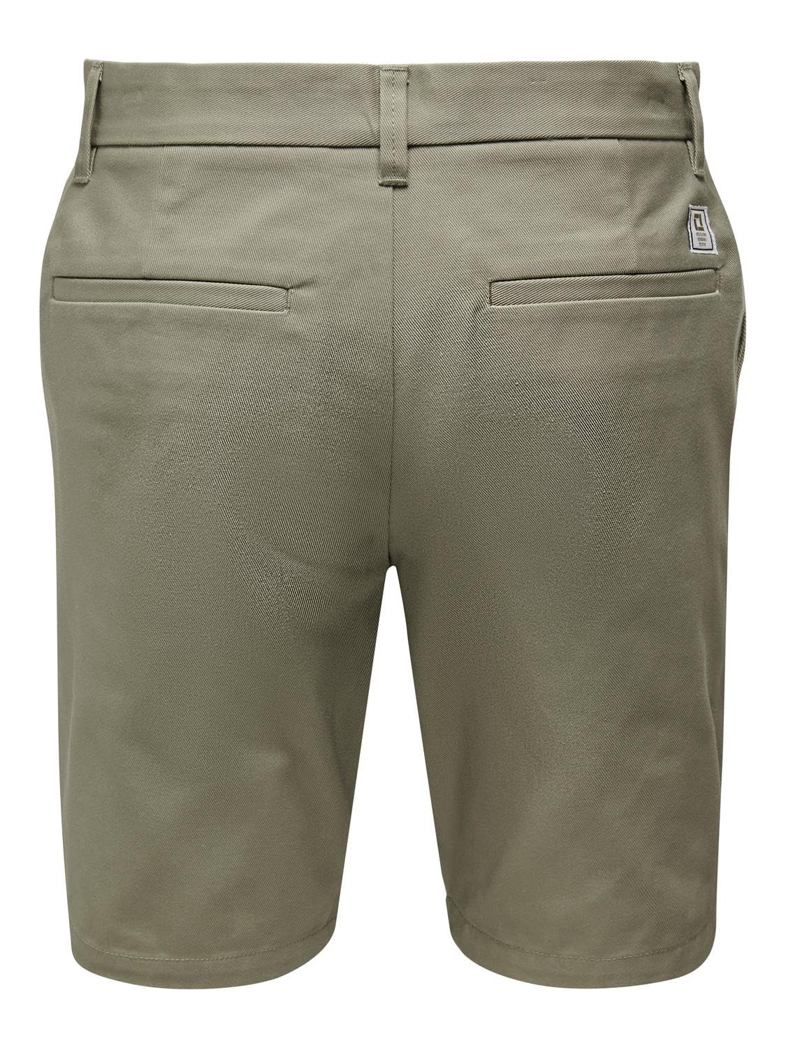 Only & Sons Short Chino Regular Beige L Tasche Micro