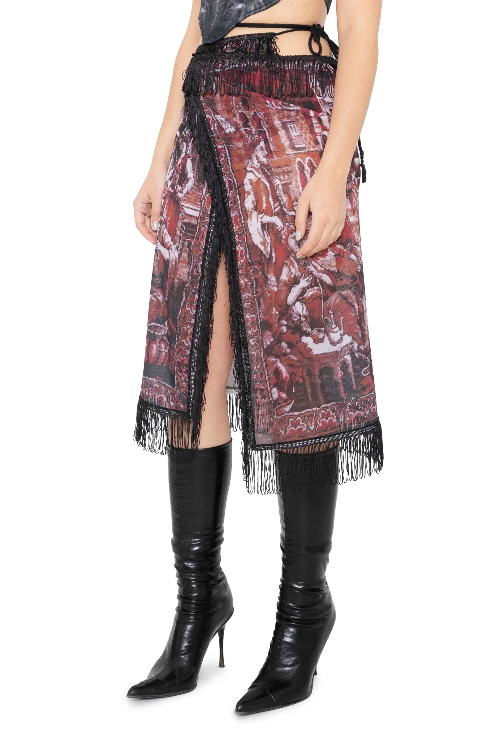 Trashy Clothing Desiring Arabs Gonna midi mesh wrap