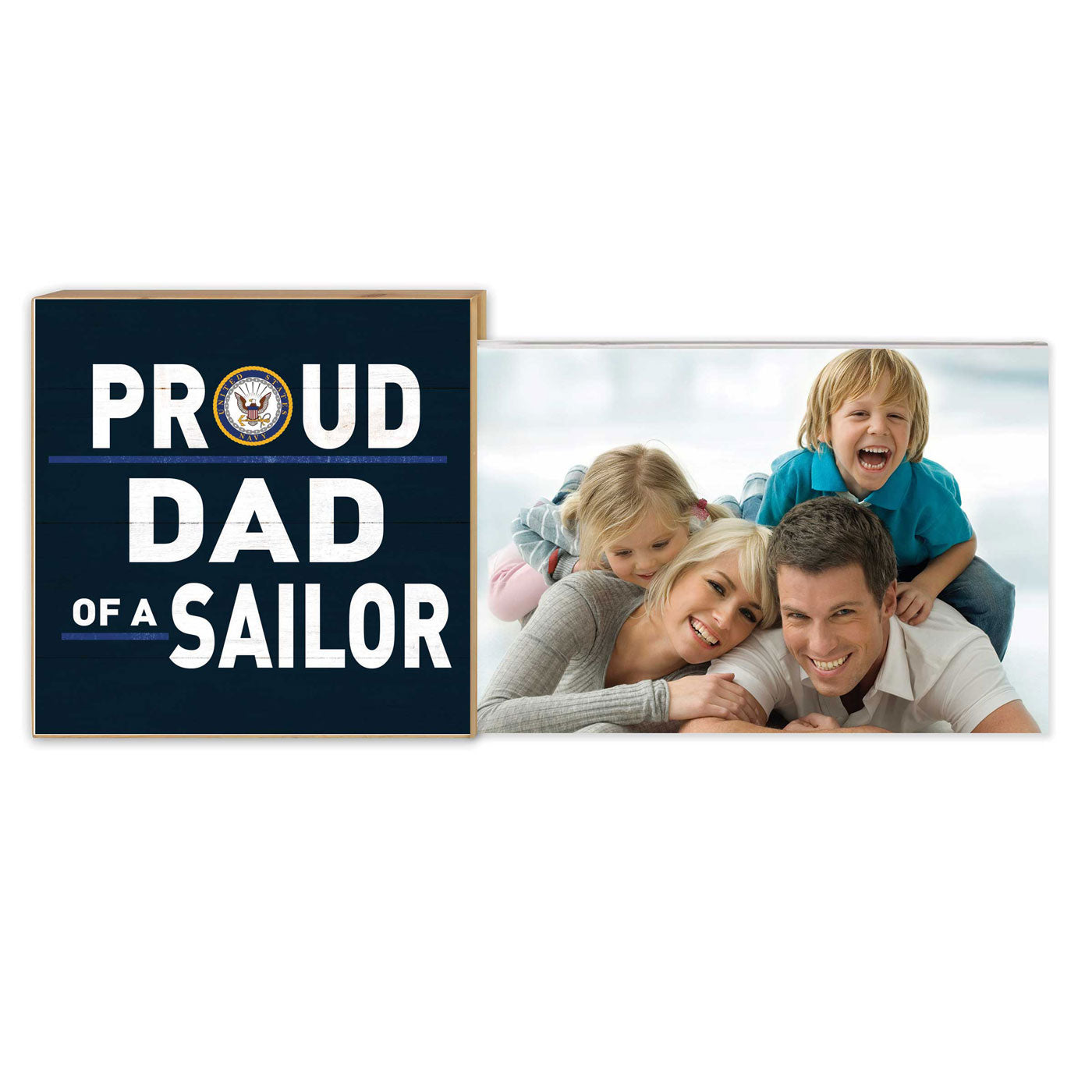 7.62 Design Navy Proud Dad cornice 13x27 cm foto 10x15