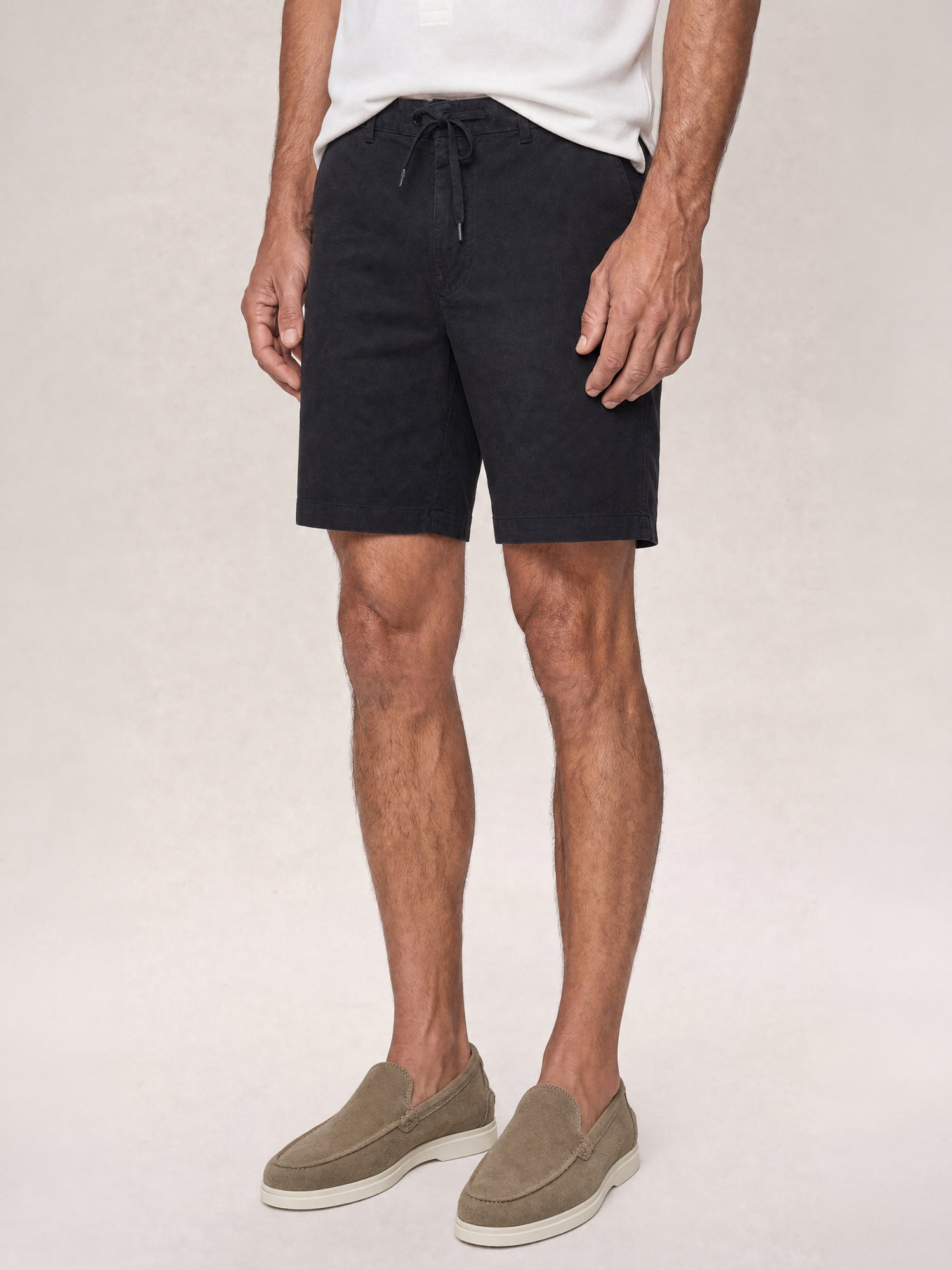 Robert Talbott Stewart Pantaloncini Lino Neri Coulisse
