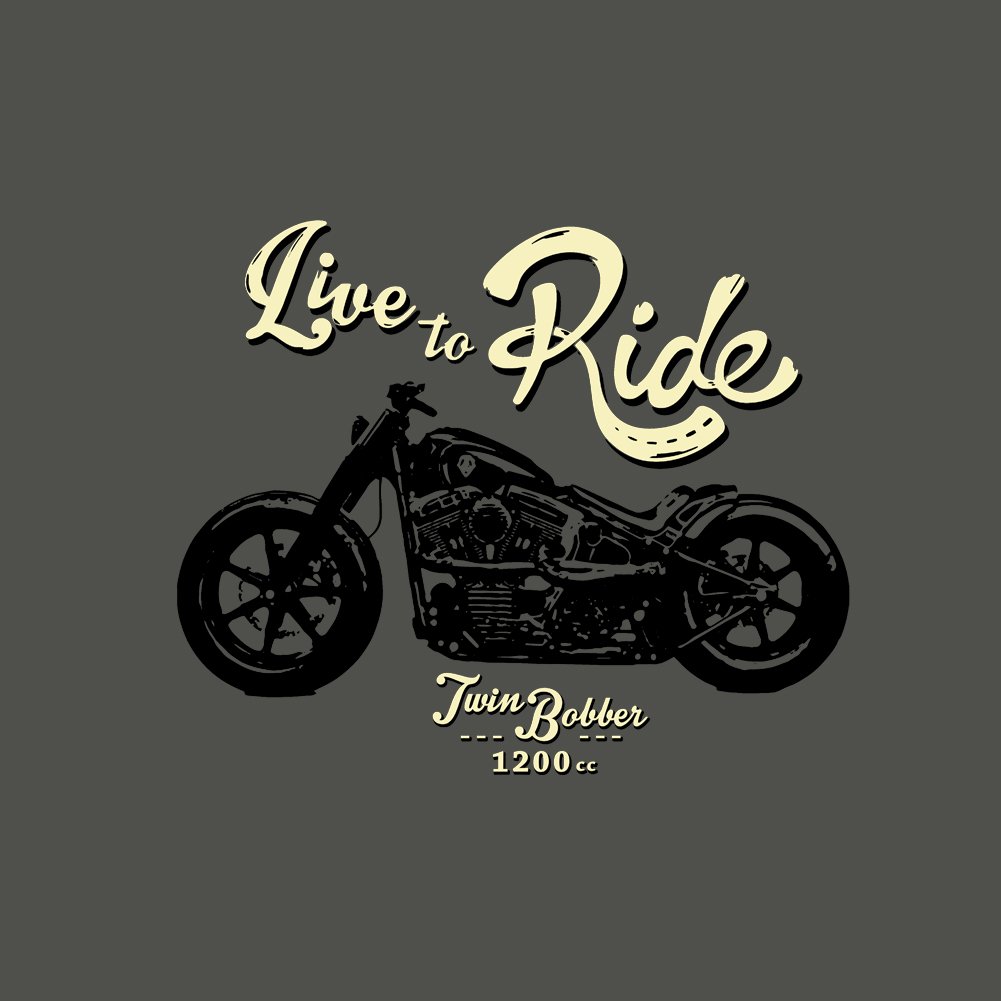 Makaya Live To Ride T-Shirt Donna S Cotone Serigrafia