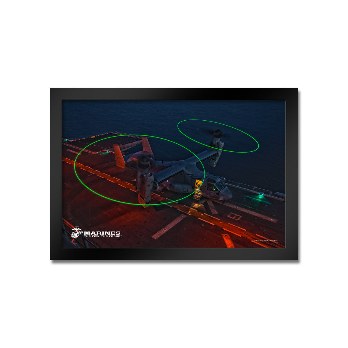 7.62 Design MV-22 Osprey stampa incorniciata 35x50 cm USMC