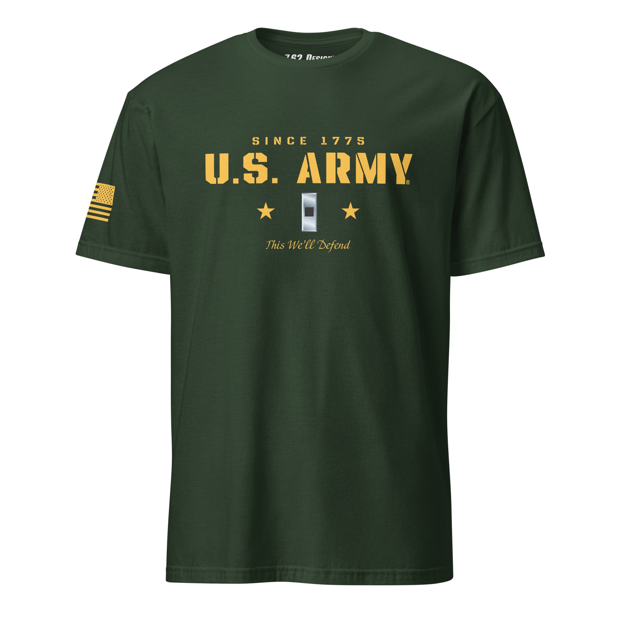 7.62 Design Army WO1 maglietta cotone nera uomo