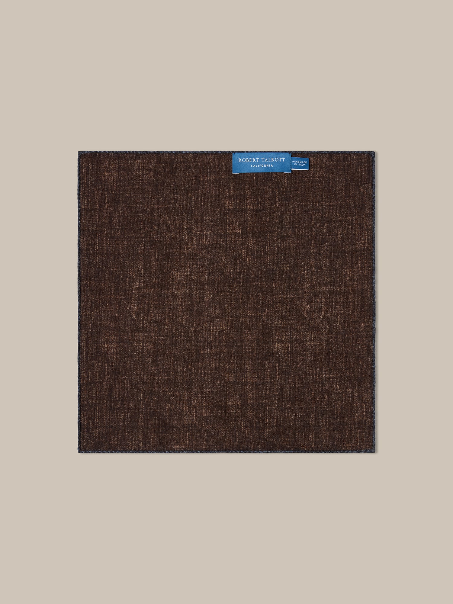 Robert Talbott Collins pochette seta floreale blu multi OS