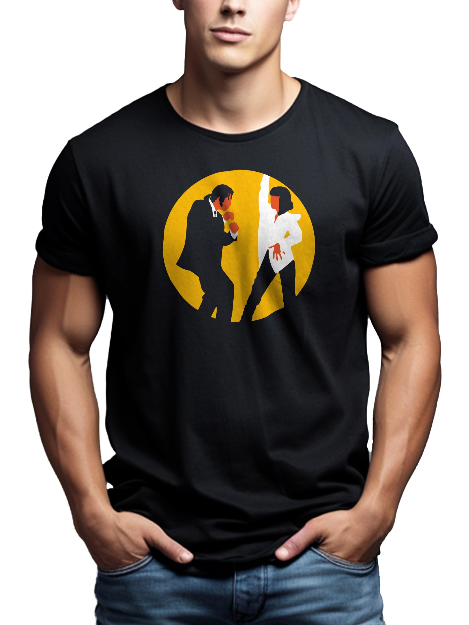 MAKAYA T-Shirt Uomo Mia Vincent Dance Maglietta 3XL Cotone