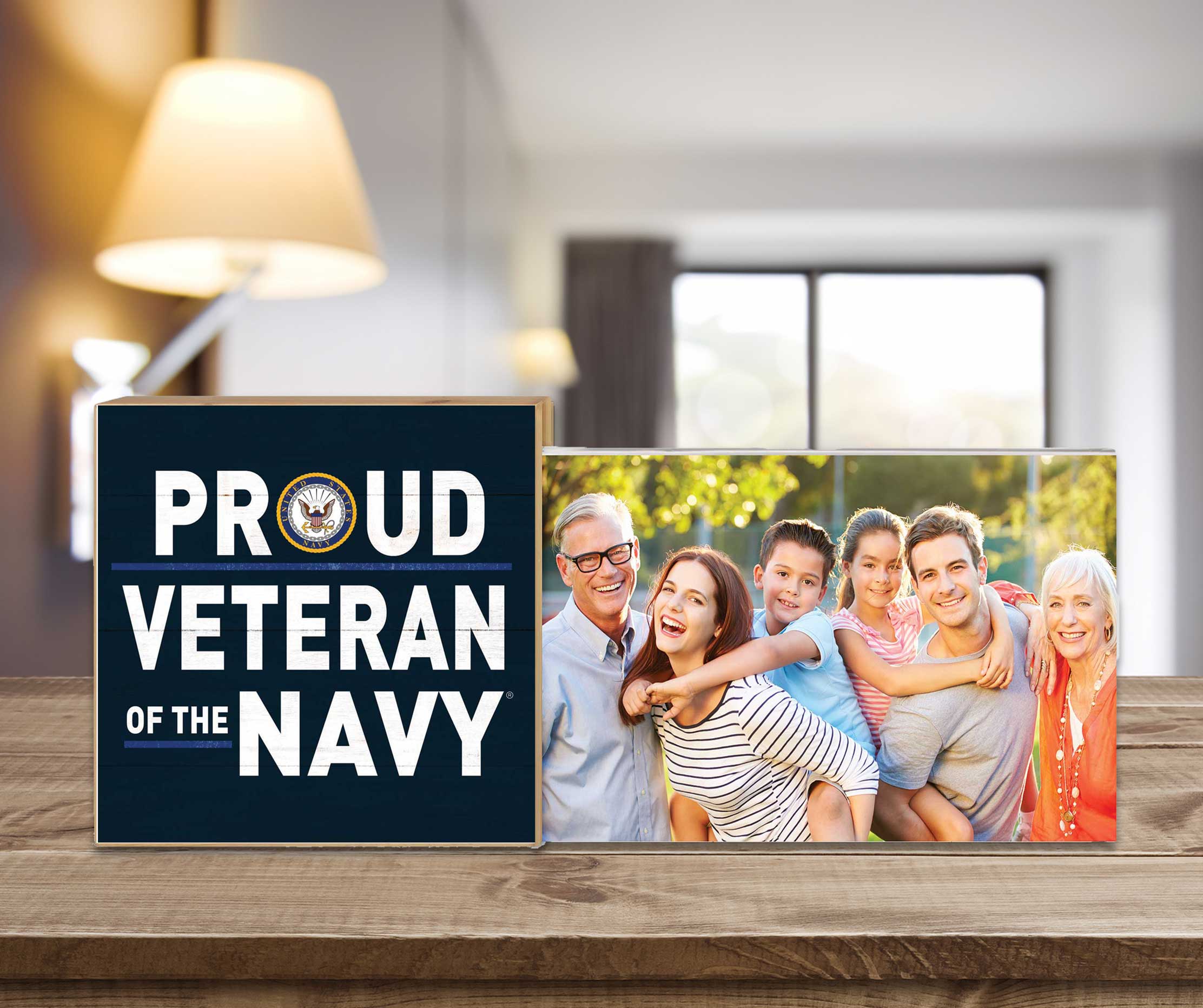7.62 Design Navy Proud Veteran Cornice foto 4x6