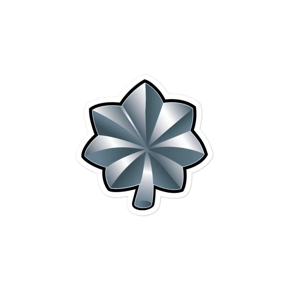 7.62 Design Lieutenant Colonel O-5 sticker vinile 3x3