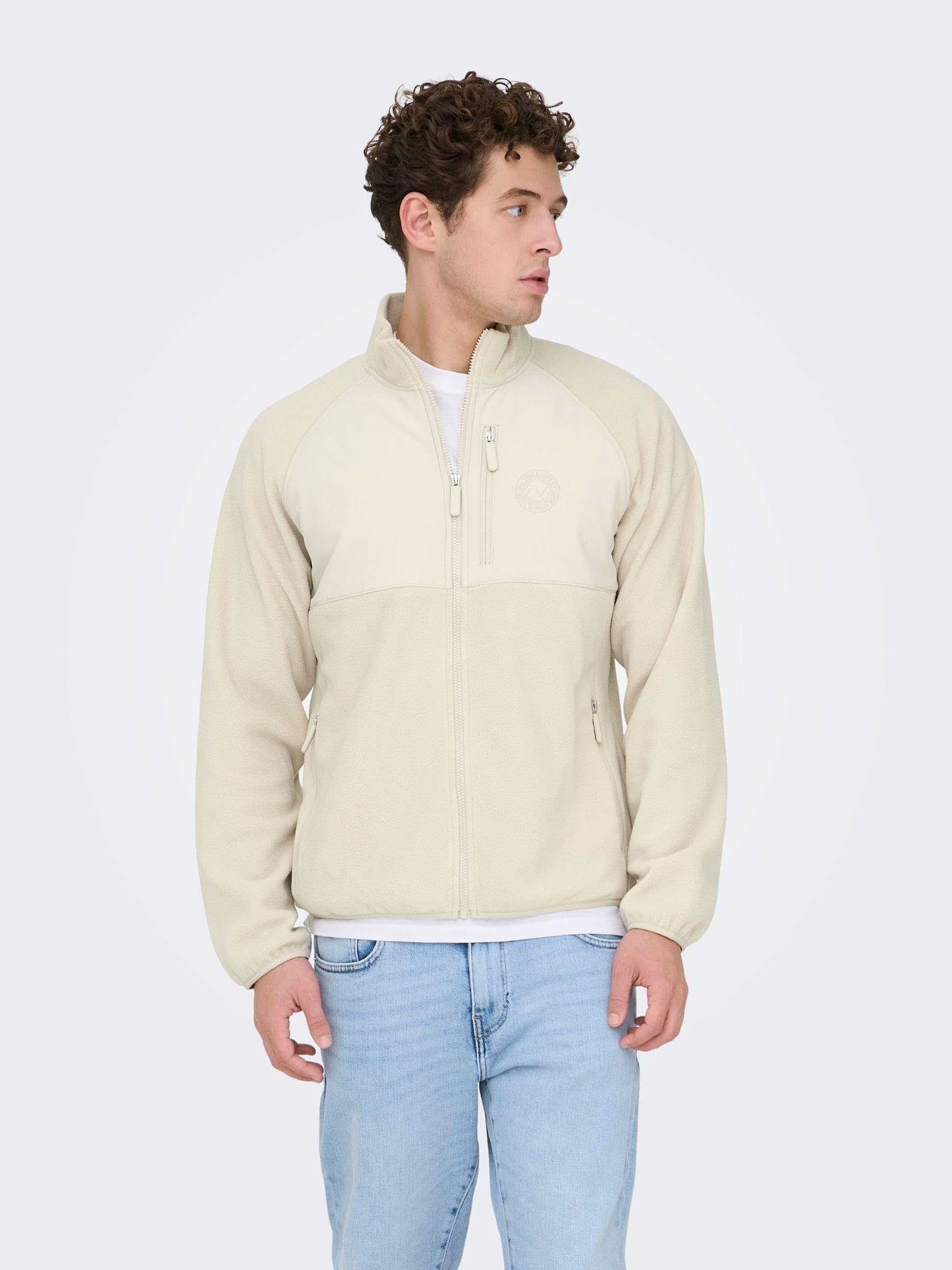 Only & Sons Onschuck Fleece giacca pile nero uomo