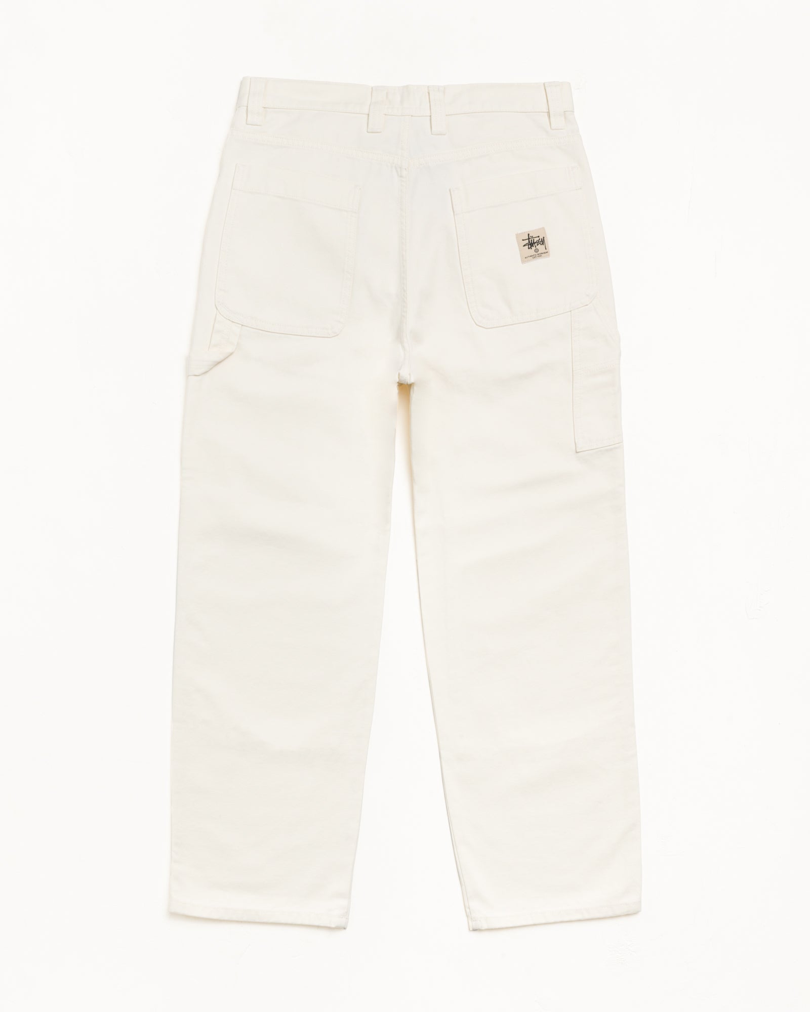 Stussy Work Pant Canvas pantalone tela Bone