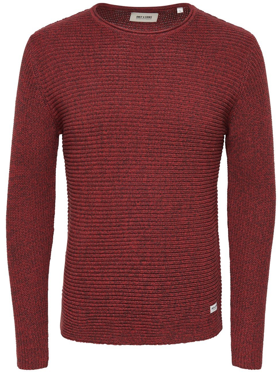 Only & Sons Onssato Twist felpa uomo nero cotone taglia L