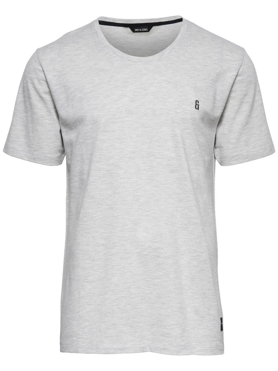 Only & Sons 22000785 T-shirt Uomo Nero Cotone