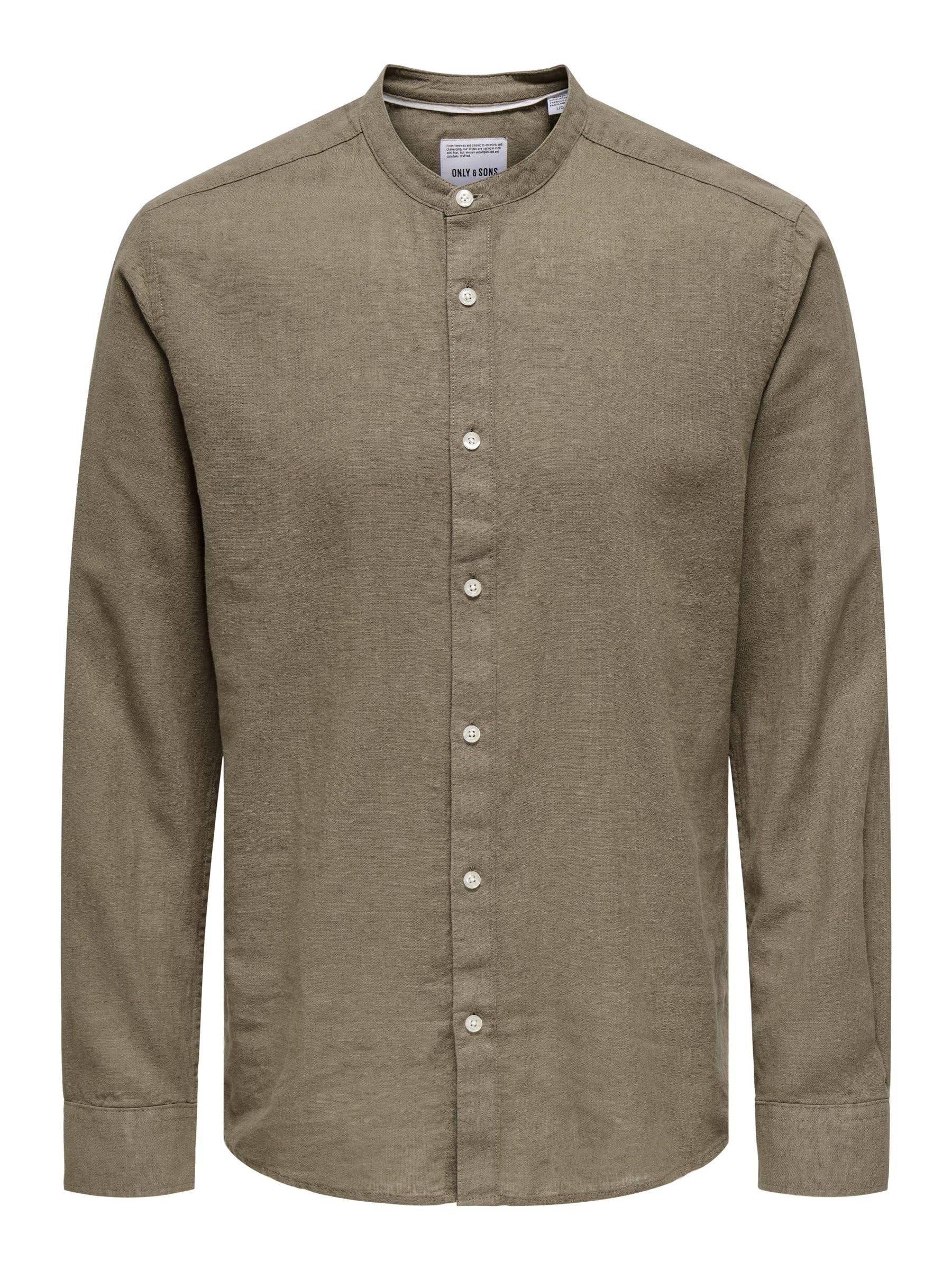 Only & Sons Onscaiden camicia melange blu taglia XXL