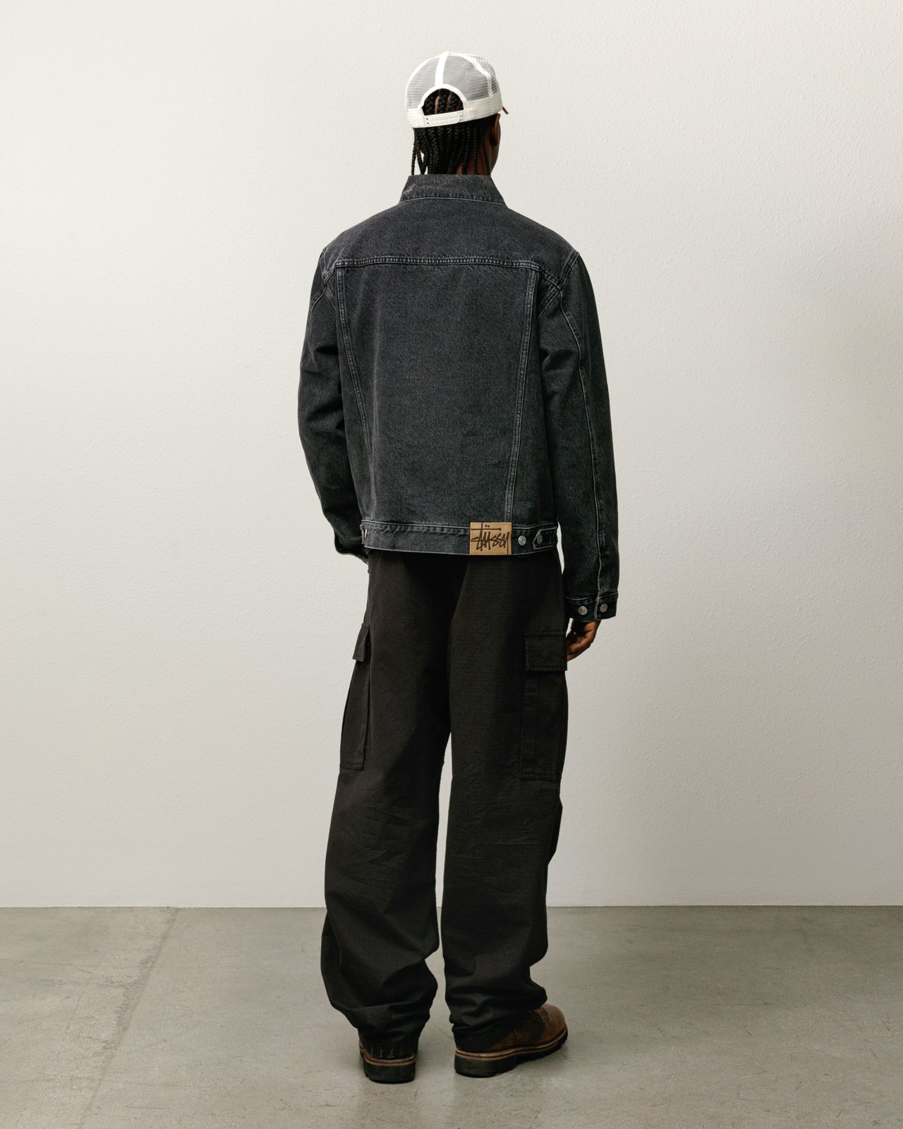 Stussy Cargo Pant Pantaloni Black Cotone Ripstop