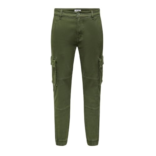 Only & Sons Onscam Life Pantaloni Cargo Kaki Uomo