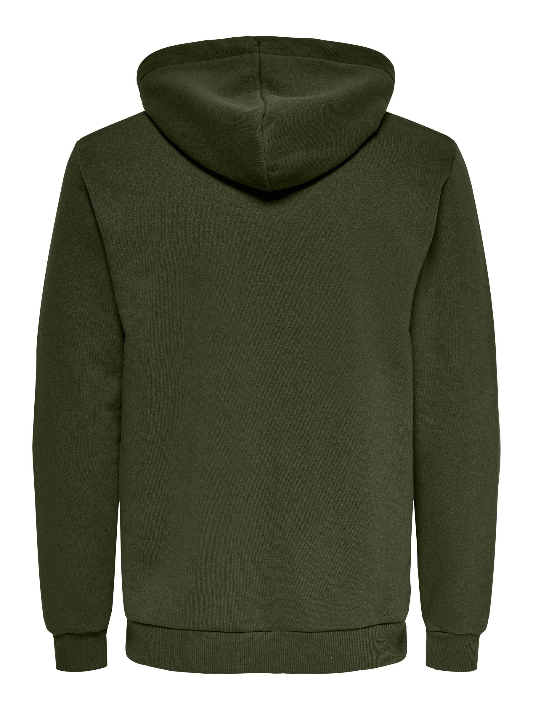 Only & Sons Onsceres Zip Felpa Uomo Tinta Unita Taglia S