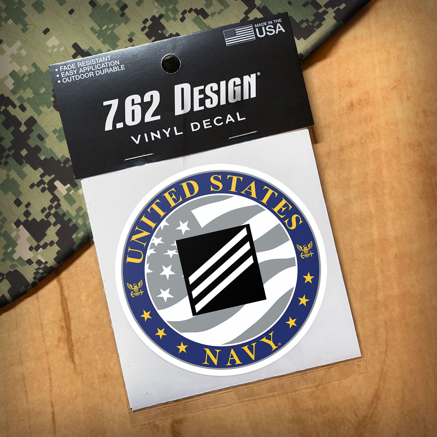 7.62 Design Decal US Navy E-3 Seaman Vinile 9cm