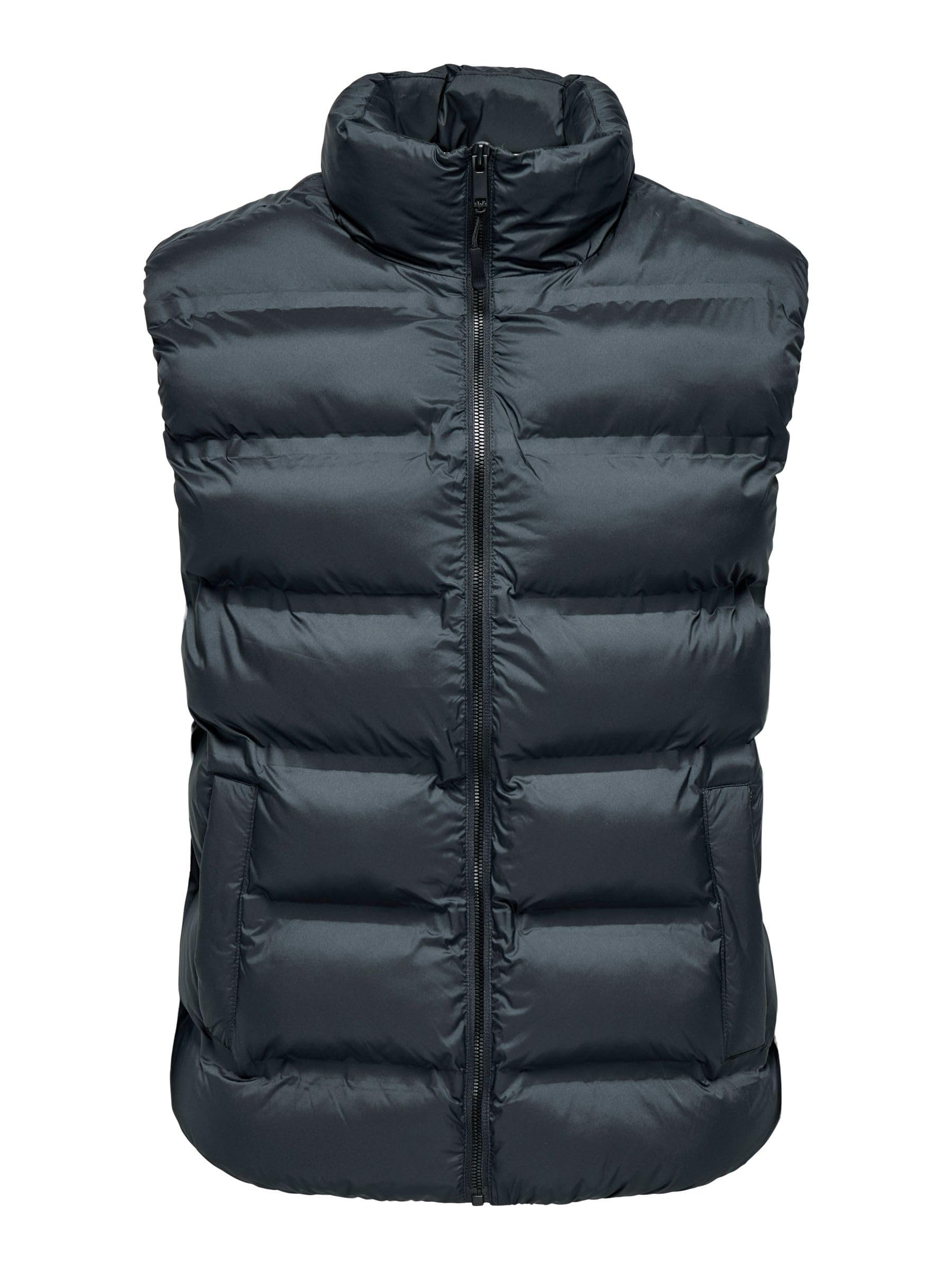 Only & Sons Onsunion Puffer Gilet uomo M nero leggero