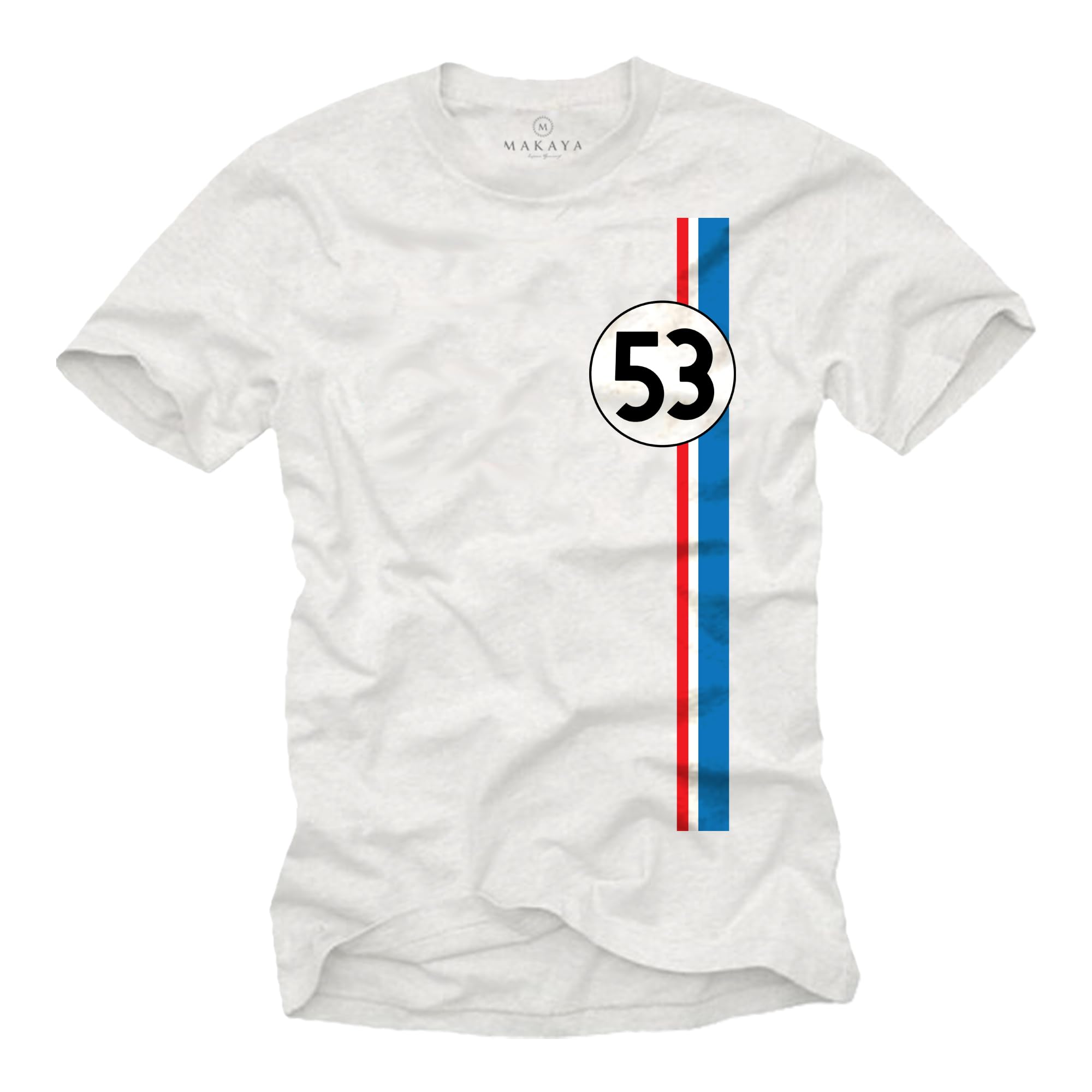 Makaya Herbie 53 T-Shirt Uomo cotone blu taglia S
